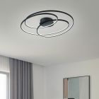 Černé stropní světlo moderní, Sabra, 50W, LED 3000 K