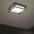 Antracité venkovní světlo kovové, Rolina, 14W, LED white switch, IP54, s 3stupňovým stmíváním