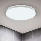 Bílé stropní světlo do koupelny moderní, Marlena, 18,5W, LED 4000 K, IP44, s dálkovým ovládáním