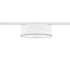 Bílá stropní lampa Oliver pro 2fázové kolejnicové osvětlení