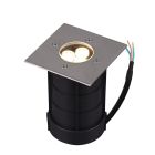 Niklové nájezdové svítidlo moderní, Jabari, 3W, LED 3000 K, IP65