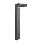 Antracitá solární venkovní lampa stojací moderní, Sunny, 4,5W, LED 3000 K, IP44
