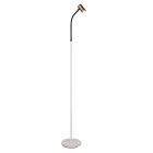 Hnědá stojací lampa moderní, Suradj, s vypínačem