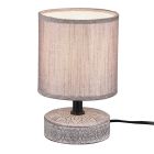 Keramická stolní lampa hnědá, Lola, s vypínačem