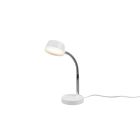 Bílá lampička moderní, Fabio, 4,5W, LED 3000 K, s vypínačem