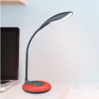Antracitá lampička moderní, Zetan, 3W, LED RGBW, s dotykovým stmívačem