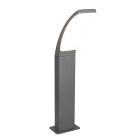 Antracitá venkovní světlo moderní, Popke, 12,5W, LED 4000 K, IP44