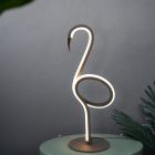 Černá stolní lampa designová, Puk, 6W, LED 3000 K, s vypínačem