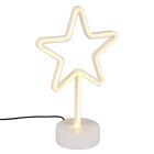 Bílá stolní lampa do dětského pokoje plastová, Sario, 1W, LED 3000 K