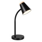 Černá stolní lampa moderní, Rahul, 4,5W, LED 3000 K, s vypínačem