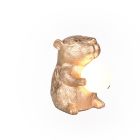 Zlatá stolní lampa moderní, Reduan, s vypínačem