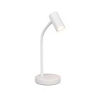 Bílá stolní lampa moderní, Suradj, s vypínačem