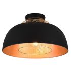 Černé stropní svítidlo industriální, Sylvano