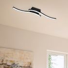 Černé stropní světlo moderní, Go, 5W, LED 3000 K