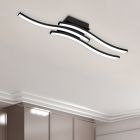 Černé stropní světlo moderní, Go, 5W, LED 3000 K