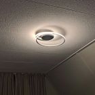 Bílé stropní světlo moderní, Sassandra, 22W, LED 3000 K, s 3stupňovým stmíváním