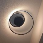 Taupe stropní světlo moderní, Sassandra, 22W, LED 3000 K, s 3stupňovým stmíváním