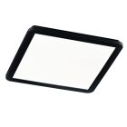 Černé stropní světlo do koupelny moderní, Gistrup, 24W, LED 3000 K, IP44