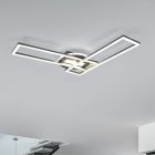 Niklové stropní světlo moderní, Jadon, 30W, LED nastavitelný od teplé po studenou bílou