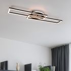 Černé stropní světlo moderní, Jadon, 30W, LED nastavitelný od teplé po studenou bílou