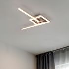 Niklové stropní svítidlo designové, Mahad, 17W, LED 3000 K