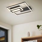 Černé stropní světlo designové, Shun, 22W, LED 3000 K