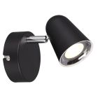 Černé nástěnné bodové světlo moderní, Taj, 3W, LED 3000 K