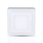 Plastová lampa na chodbu bílá, Haley, 8W, LED 4500 K, IP54