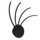 Moderní nástěnné světlo zlaté, Laurina, 11W, LED nastavitelný od teplé po studenou bílou