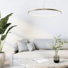 Designové závěsné světlo zlaté, Kubra, 28W, LED nastavitelný od teplé po studenou bílou