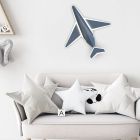 Moderní nástěnná lampa do dětského pokoje modrá, Jet, 24W, LED 3000 K, s 3stupňovým stmíváním