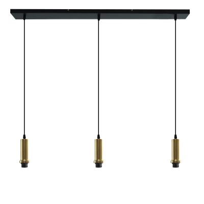 Hliníkové stropní svítidlo bez stínidla zlaté, Rika