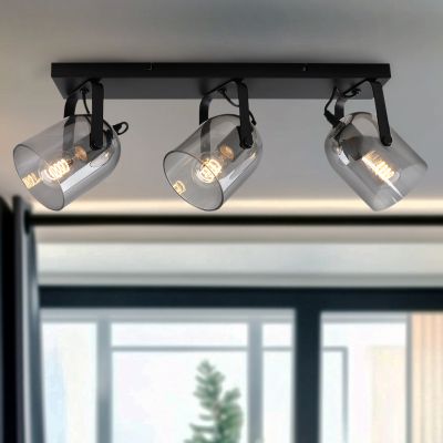 Designové stropní bodové světlo šedé, Clyde