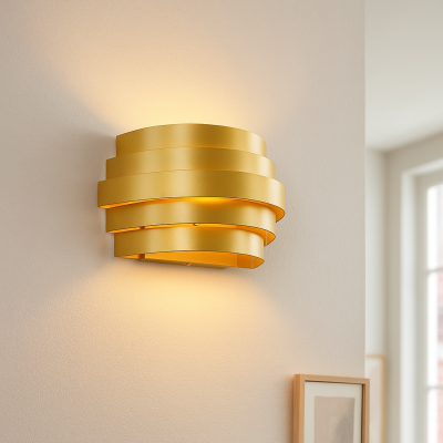 Moderní lampa up down zlatá, Sonay