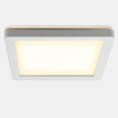 Plastové stropní světlo do koupelny bílé, Shivani, 15W, LED 3000 K, IP44