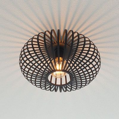 Industriální stropní světlo černé, Lieve