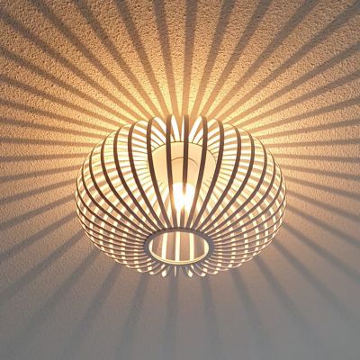 Industriální stropní světlo bílé, Lieve