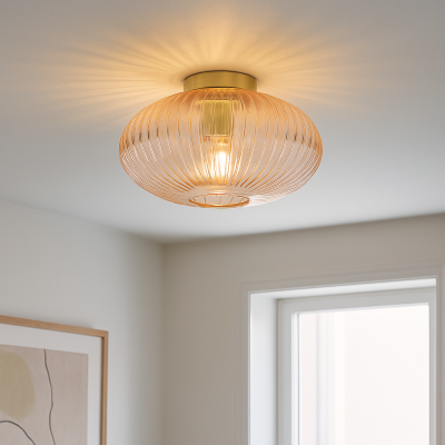 Designové stropní světlo růžové, Charlois