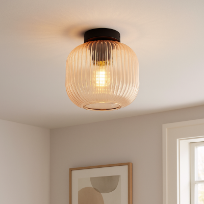 Designové stropní svítidlo růžové, Charlois