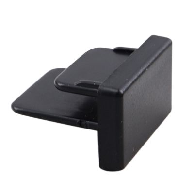 Koncová krytka, 1fázová, černá