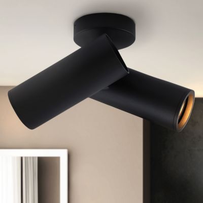 Moderní stropní bodové světlo černé, Nadi