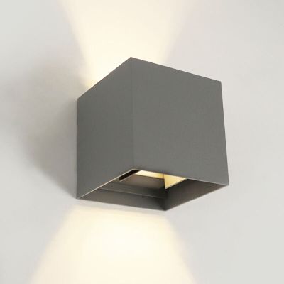 Moderní lampa up down antracitá, Dion, 6W, LED 3000 K, IP65