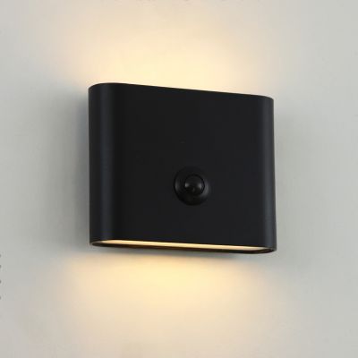 Moderní nabíjecí nástěnné světlo černé, Rodigo, 1W, LED 3000 K, IP44