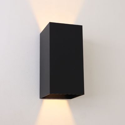 Moderní lampa up down černá, Dion, 6W, LED 2700 K, IP54