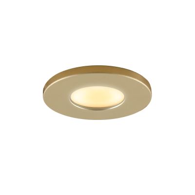 Moderní podhledové světlo na verandu mosazné, Dico, 3W, LED 2700 K, IP65