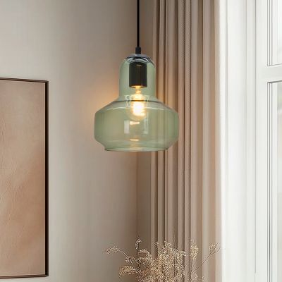 Designové závěsné světlo zelené, Sabina