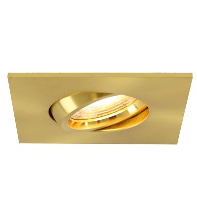 Moderní podhledové světlo do koupelny mosazné, Jill, IP65