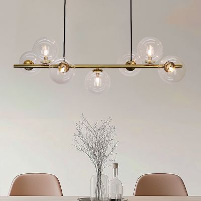 Designové závěsné světlo průhledné, Remo
