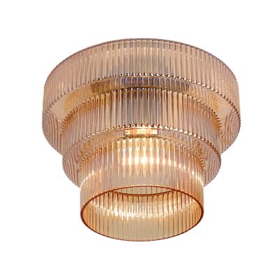 Retro stropní svítidlo jantarové, Paris