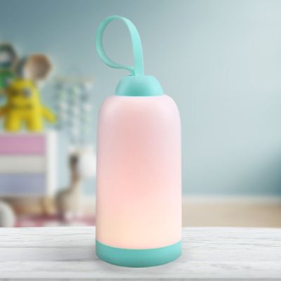 Plastová noční lampička do dětského pokoje modrá, Esper, 3W, LED 3000 K, s 3stupňovým stmíváním